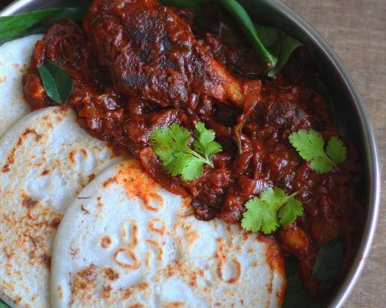 Appam-Chicken Roast Combo