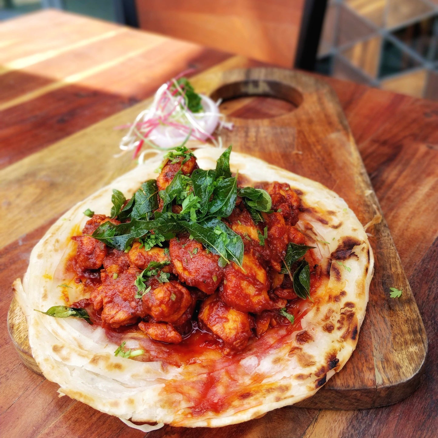 Porotta-Chicken Roast Combo